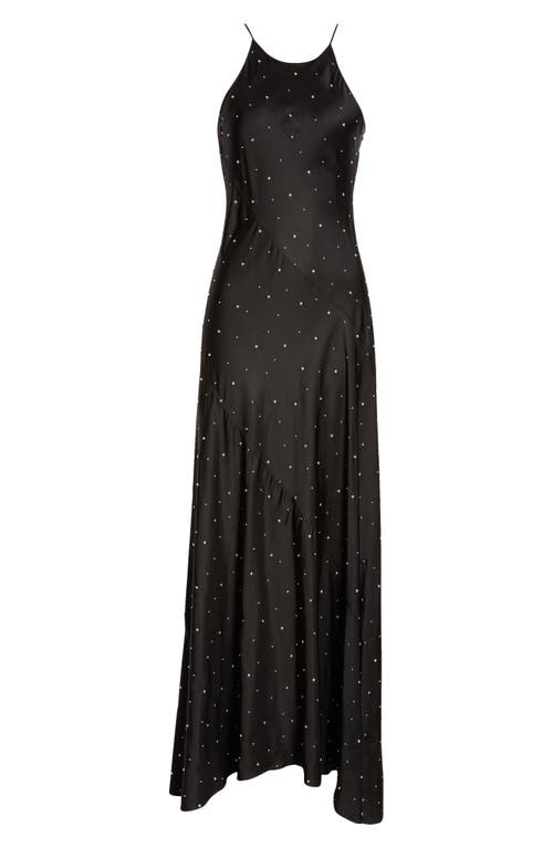 Shop A.l.c . Sybil Stud Embellished Sleeveless Dress In Black/silver