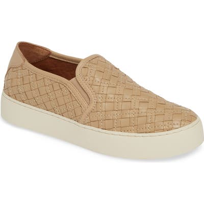 Frye Lena Slip-On Sneaker- Beige