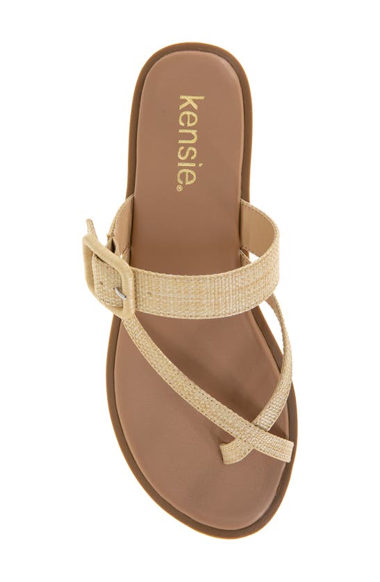 Shop Kensie Mandi Slide Sandal In Natural