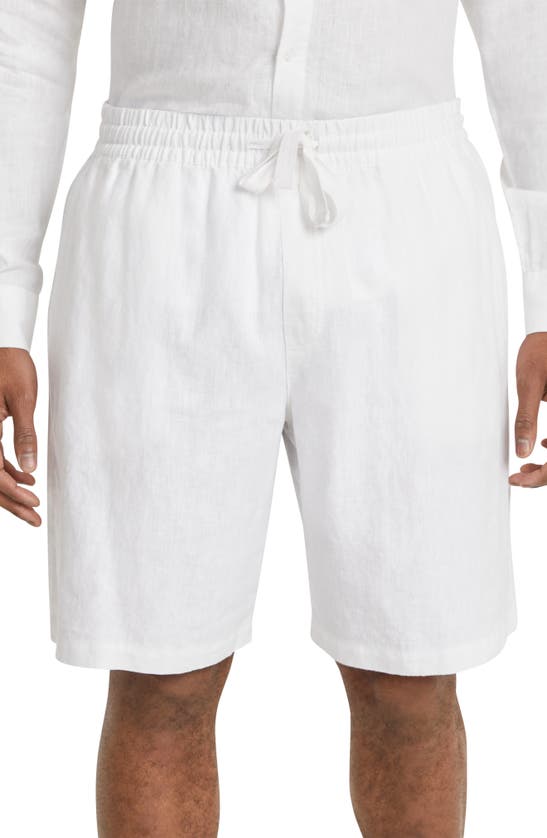 JOHNNY BIGG JOHNNY BIGG RESORT LINEN DRAWSTRING SHORTS 