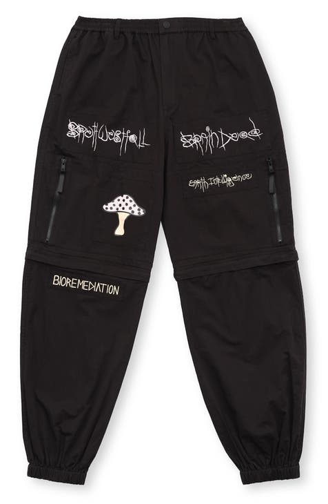 Mushroom Cotton Utility Pants