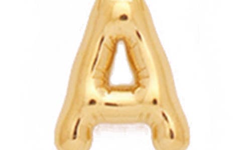 Petit Moments Bubble Initial Necklace In Gold - A