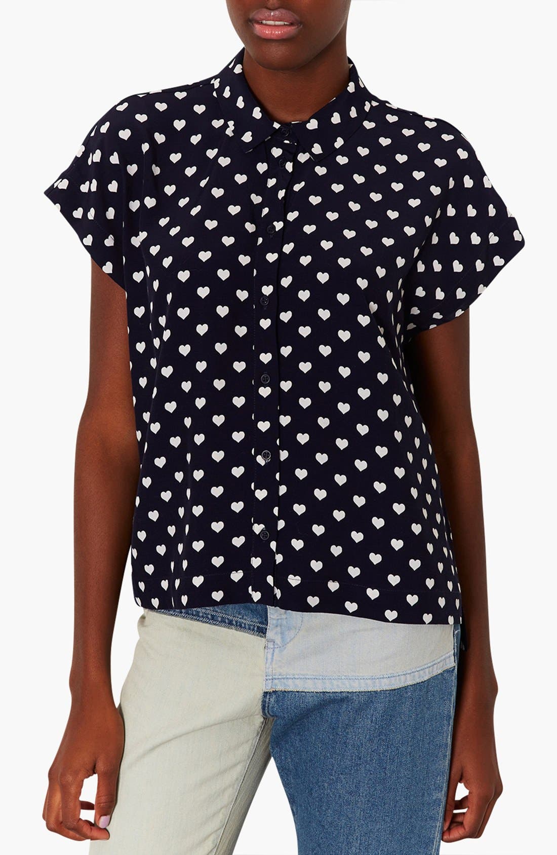 Heart Print Shirt Nordstrom