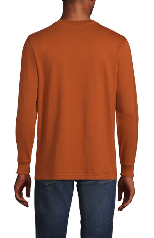 Shop Lands' End Super-t Long Sleeve T-shirt In Fresh Cinnamon