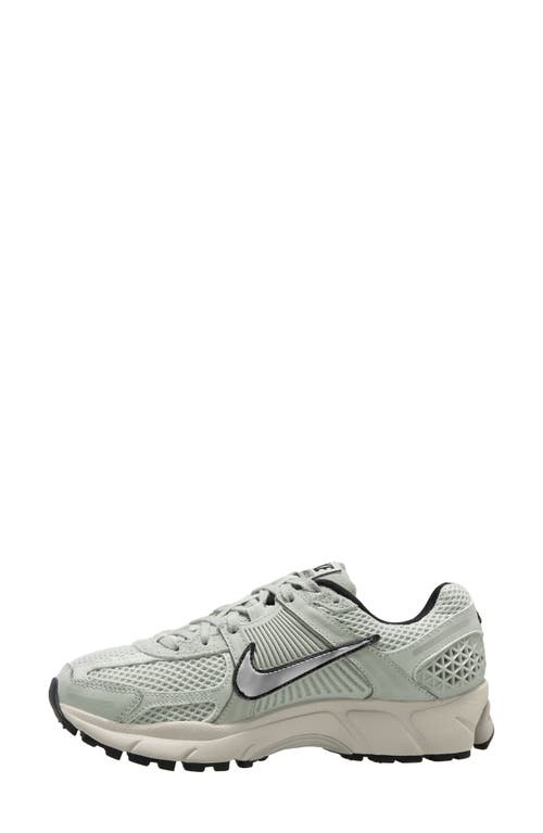 Shop Nike Zoom Vomero 5 Sneaker In Light Silver/chrome/black