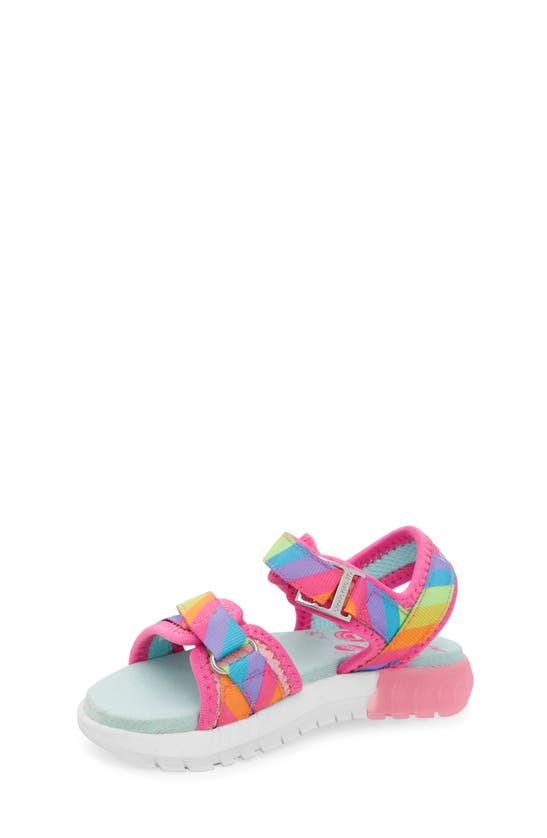 STRIDE RITE KIDS' SEVITA RAINBOW LIGHT-UP SANDAL 