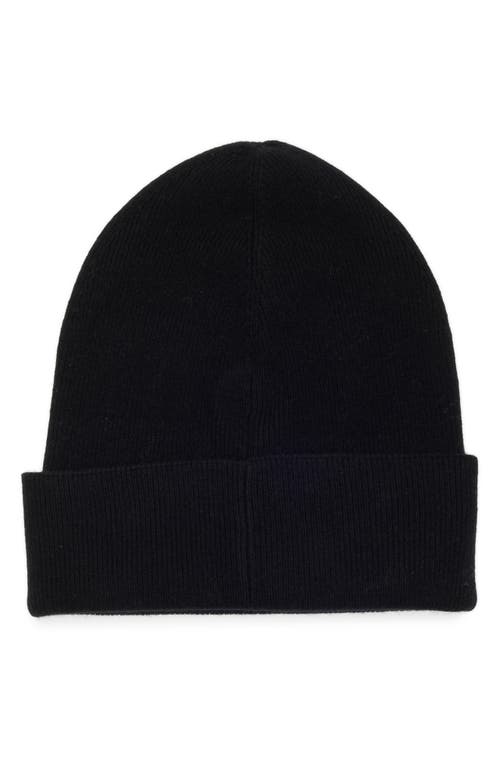 Vince Chunkky Rib Wool & Cashmere Beanie In Black
