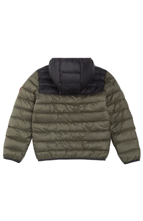 Rokka&rolla Kids' Reversible Lightweight Puffer Jacket In Green Camo
