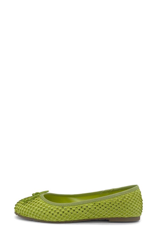 Shop Reaction Kenneth Cole Elstree Mesh Ballet Flat In Lime