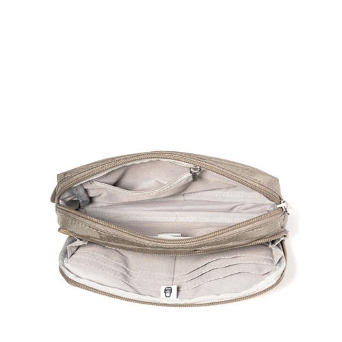 Shop Baggallini Modern Belt Bag Sling In Sterling Shimmer