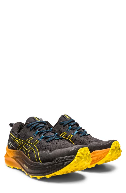 ASICS® Trabuco Max 2 GEL-Cumulus 25 Running Shoe in Black/Golden Yellow