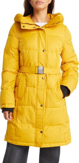 Sam Edelman Women's Belted Longline Puffer Jacket | Nordstrom