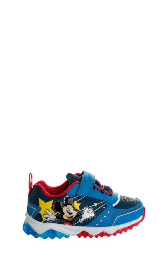 Shop Josmo Kids' Mickey Mouse Sneaker In Blue Navy