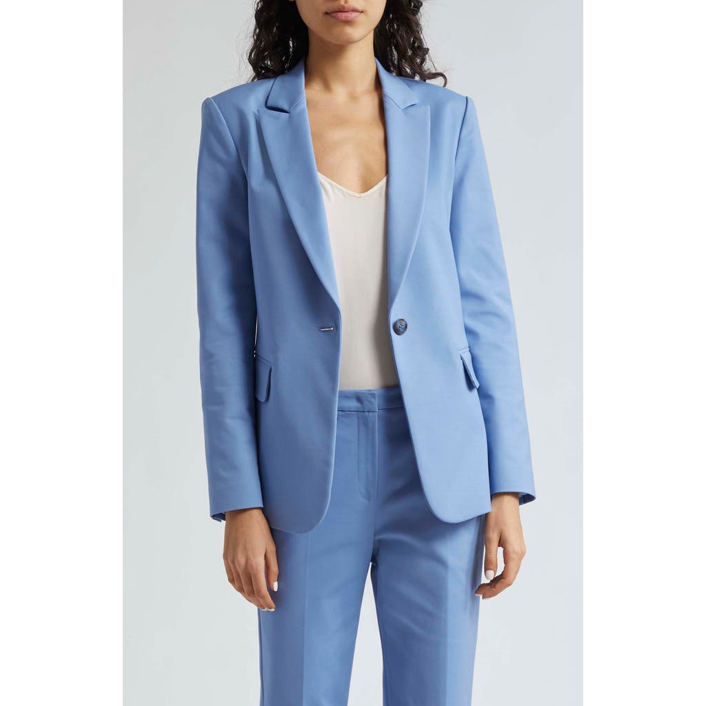 EMPORIO ARMANI EMPORIO ARMANI COTTON COUTURE ONE-BUTTON BLAZER