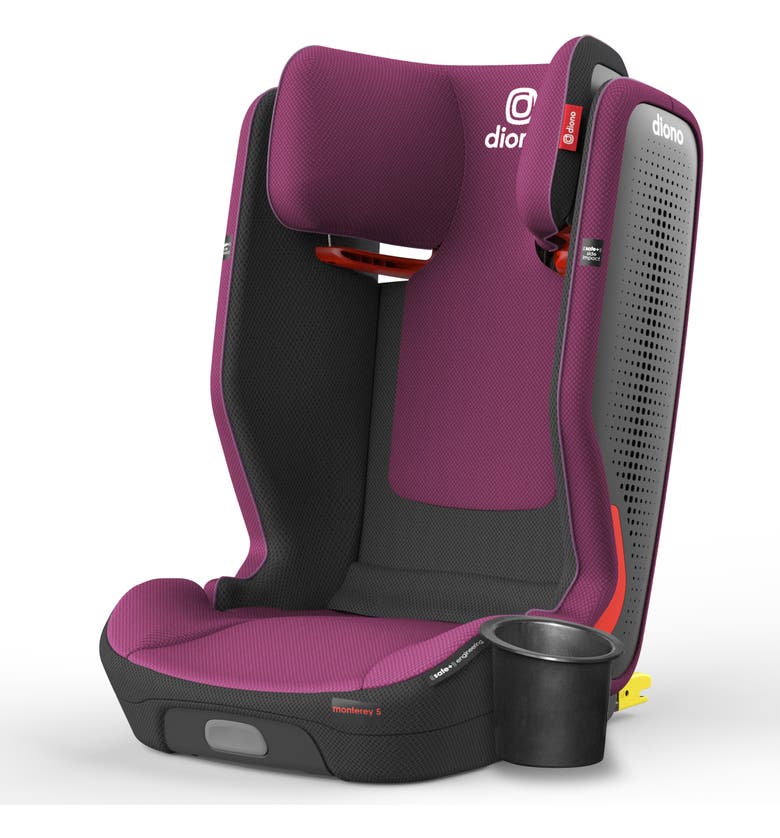 Diono Monterey 5iST FixSafe Latch Fold-Up Portable Expandable Booster Car Seat