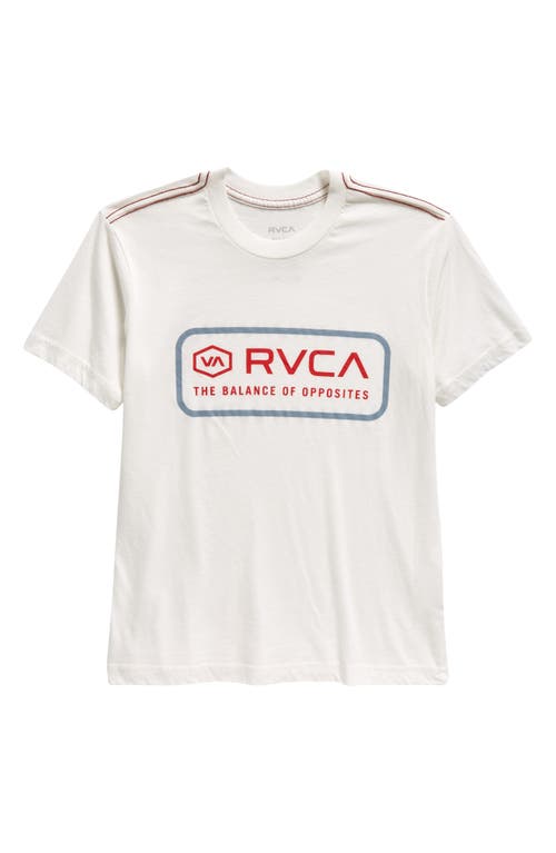 RVCA Kids' Dexford Graphic T-Shirt in Antique White
