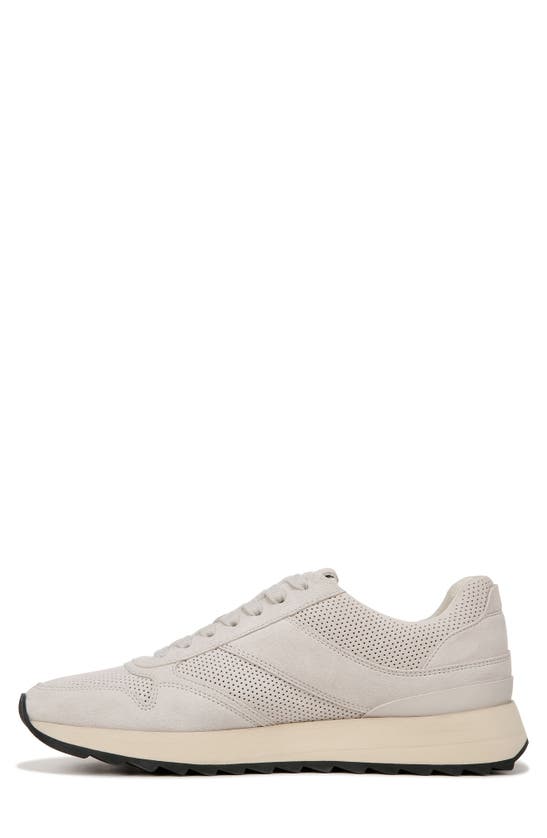 Shop Vince Edric Perforated Sneaker In Horchata