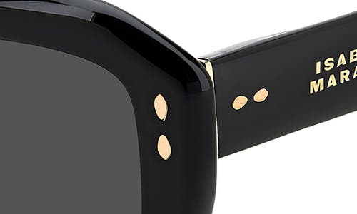 ISABEL MARANT ISABEL MARANT THE NEW 52MM RECTANGULAR SUNGLASSES
