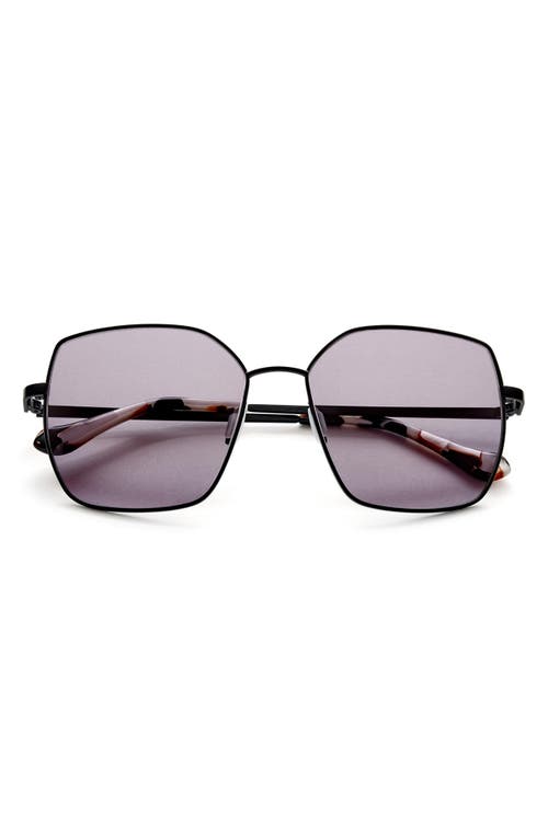 Gemma Styles Goodbye Stranger 56mm Geometric Sunglasses in Carbon