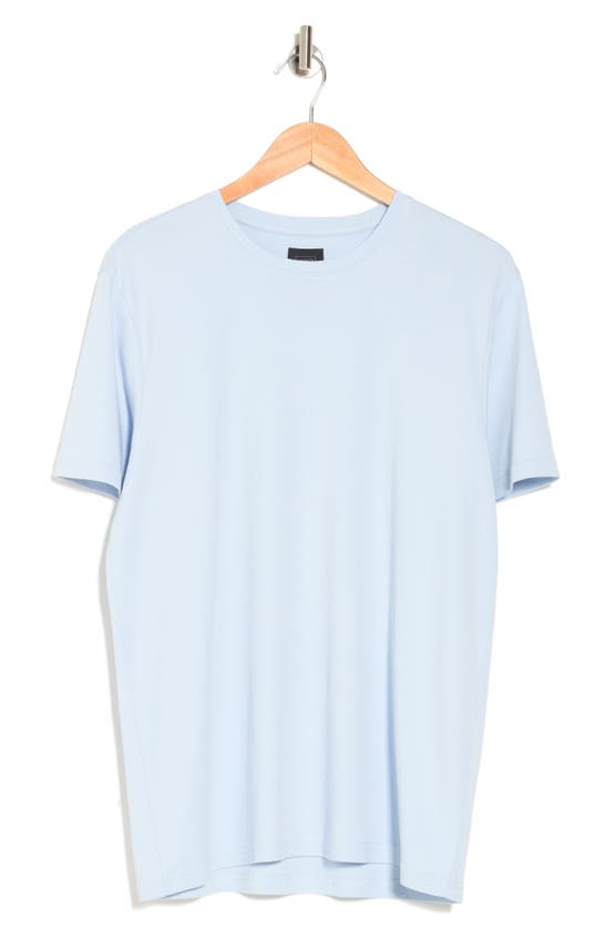 14th & Union Short Sleeve Interlock T-shirt In Blue Skyway