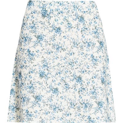Bp. Print Mini Skater Skirt, Ivory