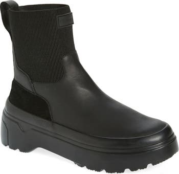 Hunter Explorer Zip Ankle Flatform Boots