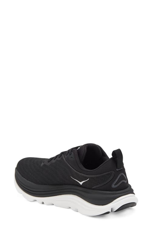 Shop Hoka Gaviota 5 Running Shoe In Black/white