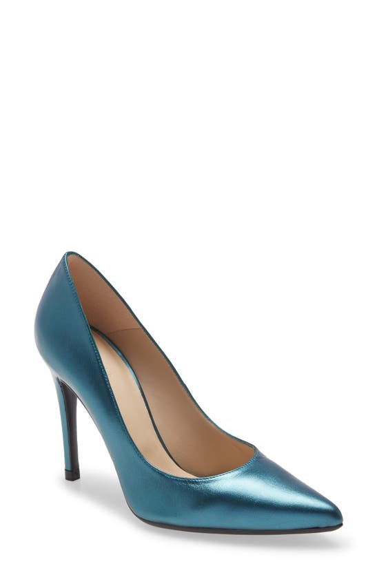 Ted Baker Malikaa Pump In Teal-blue Leather Top Grain | ModeSens