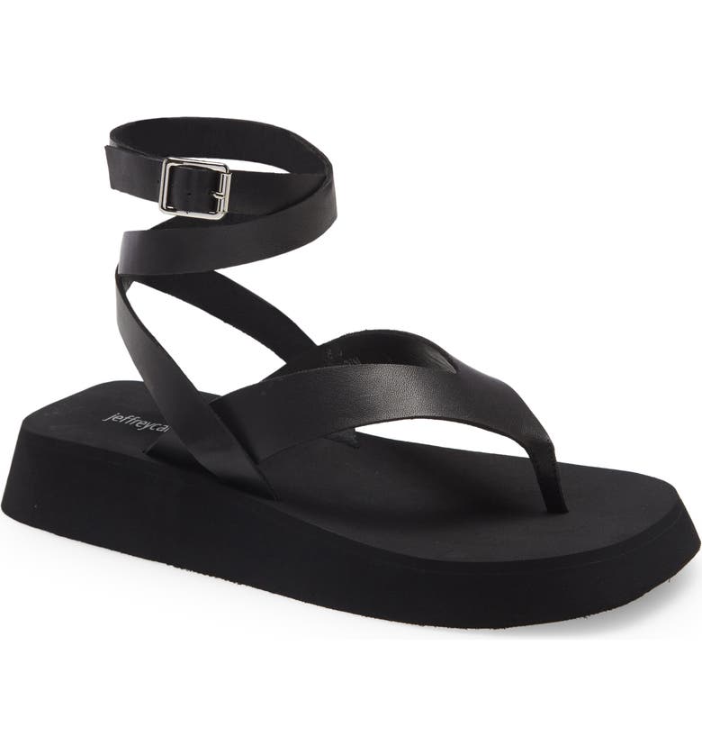 JEFFREY CAMPBELL Upside Sandal, Main, color, BLACK BOX