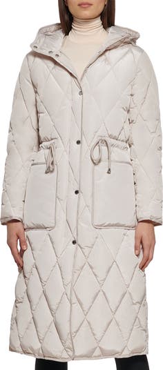 Kenneth Cole Men's Diamond Quilted Hooded Jacket