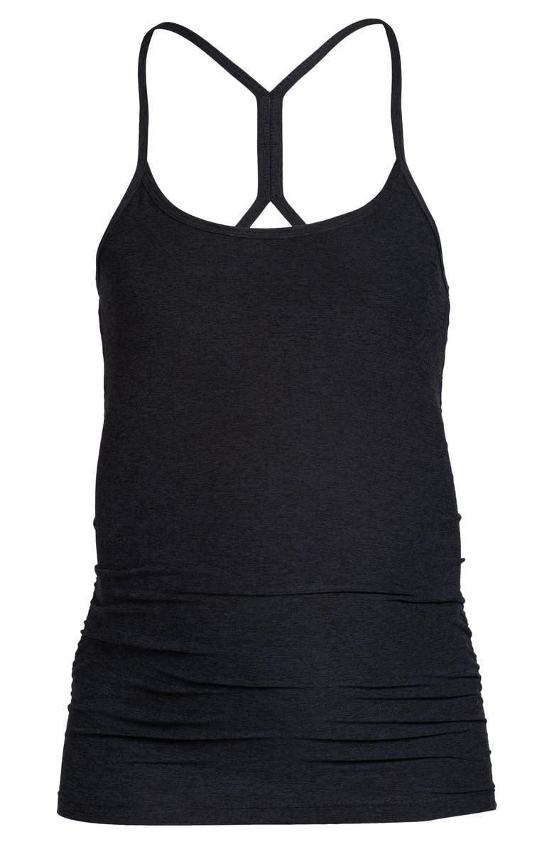 Beyond Yoga Maternity Racerback Tank, Alternate, color, Darkest Night