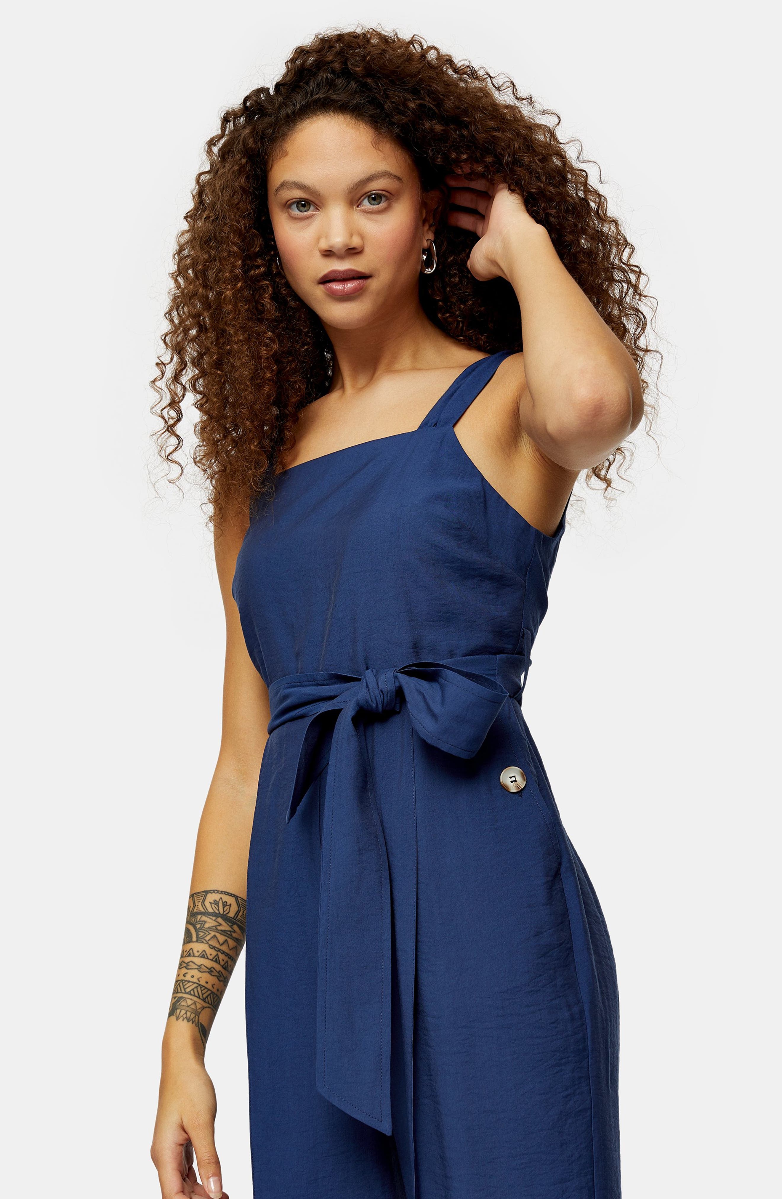 topshop pinafore jumpsuit