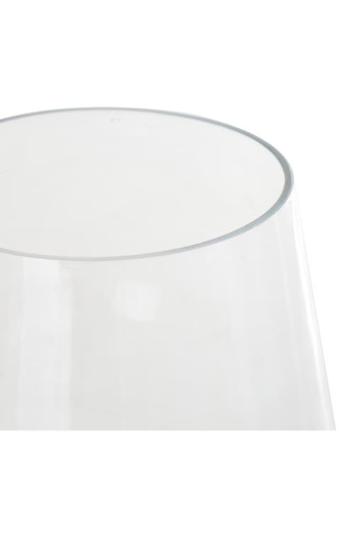 Ginger Birch Studio Glass Candleholder In Clear