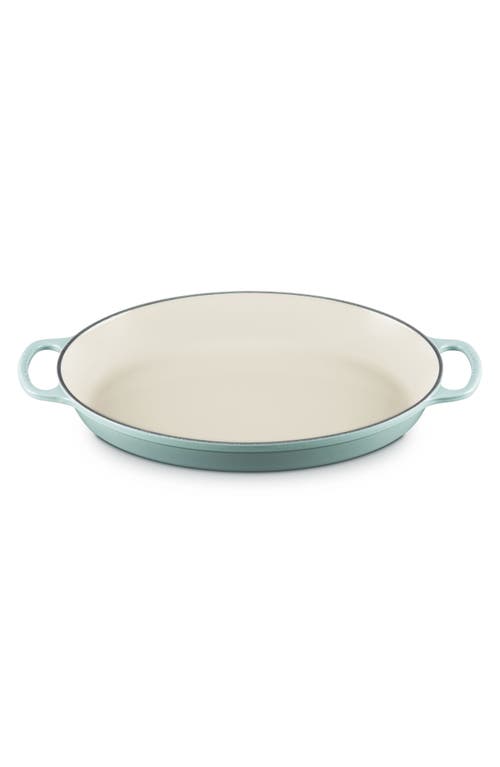 Le Creuset Signature 3 Quart Enameled Cast Iron Oval Baker In Sea Salt