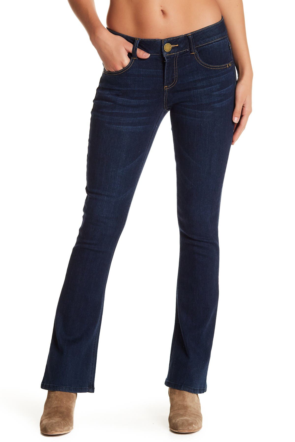 democracy women's ab solution itty bitty boot leg jean
