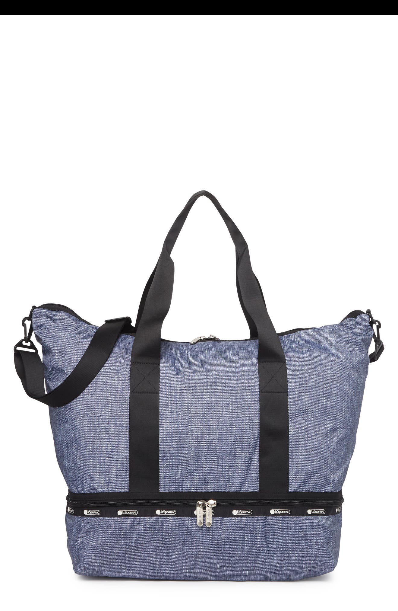 Lesportsac Dakota Large Deluxe Overnight Bag In Light/pastel Grey9
