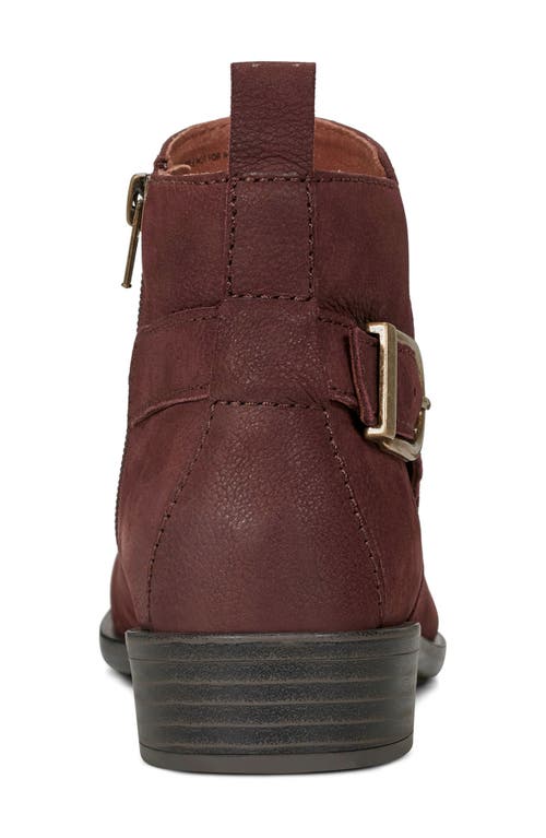 Rockport Cobb Hill Nessa Bootie In Dark Red