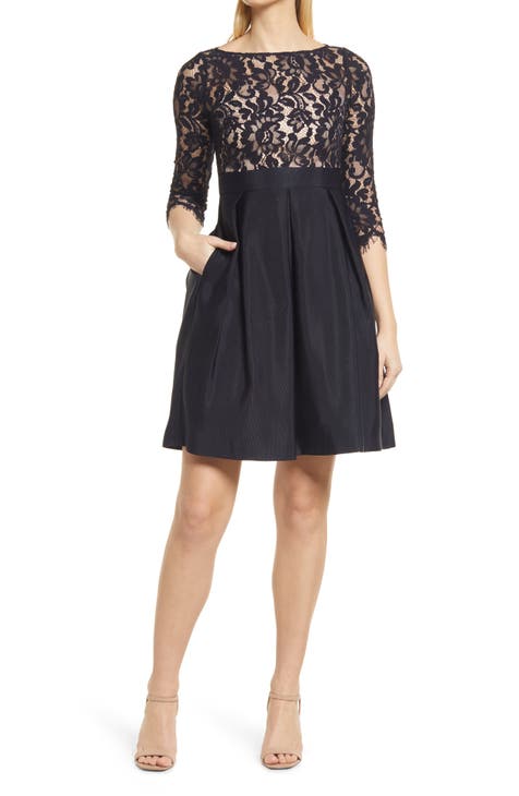 lace fit and flare dress | Nordstrom