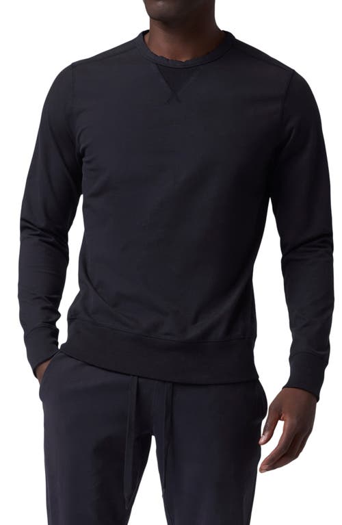 Flex Pro Jersey Victory Crewneck Sweatshirt in Black