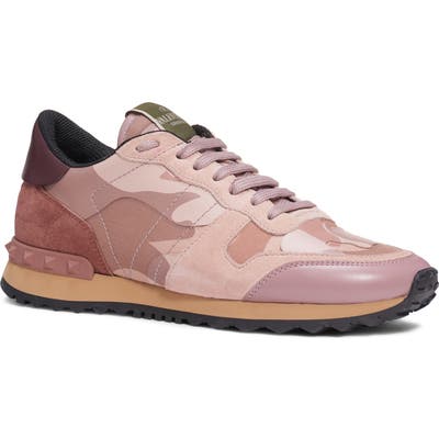 Valentino Garavani Rockrunner Sneaker, Beige