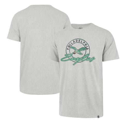 Philadelphia Eagles 47 Brand WOMEN'S Kelly Green Imprint Club Scoop Neck T- Shirt