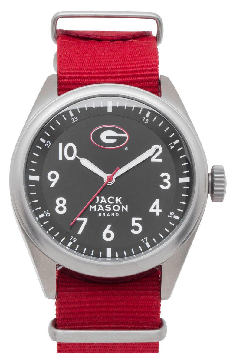 Jack Mason Brand University Of Georgia Bulldogs Nato Strap Watch Georgia Bulldogs Nato Strap Watch