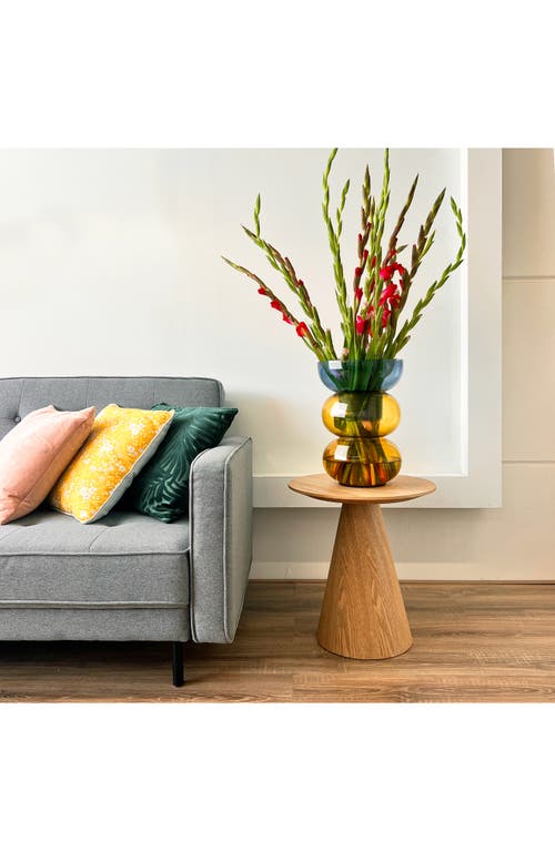 Cloudnola Bubble Reversible Vase In Yellow/blue