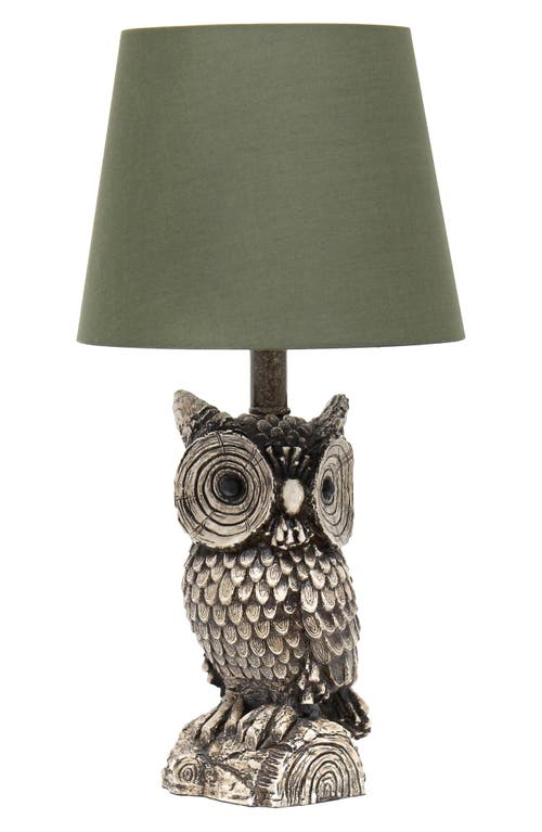 Shop Lalia Home Owl Table Lamp In Brown/green