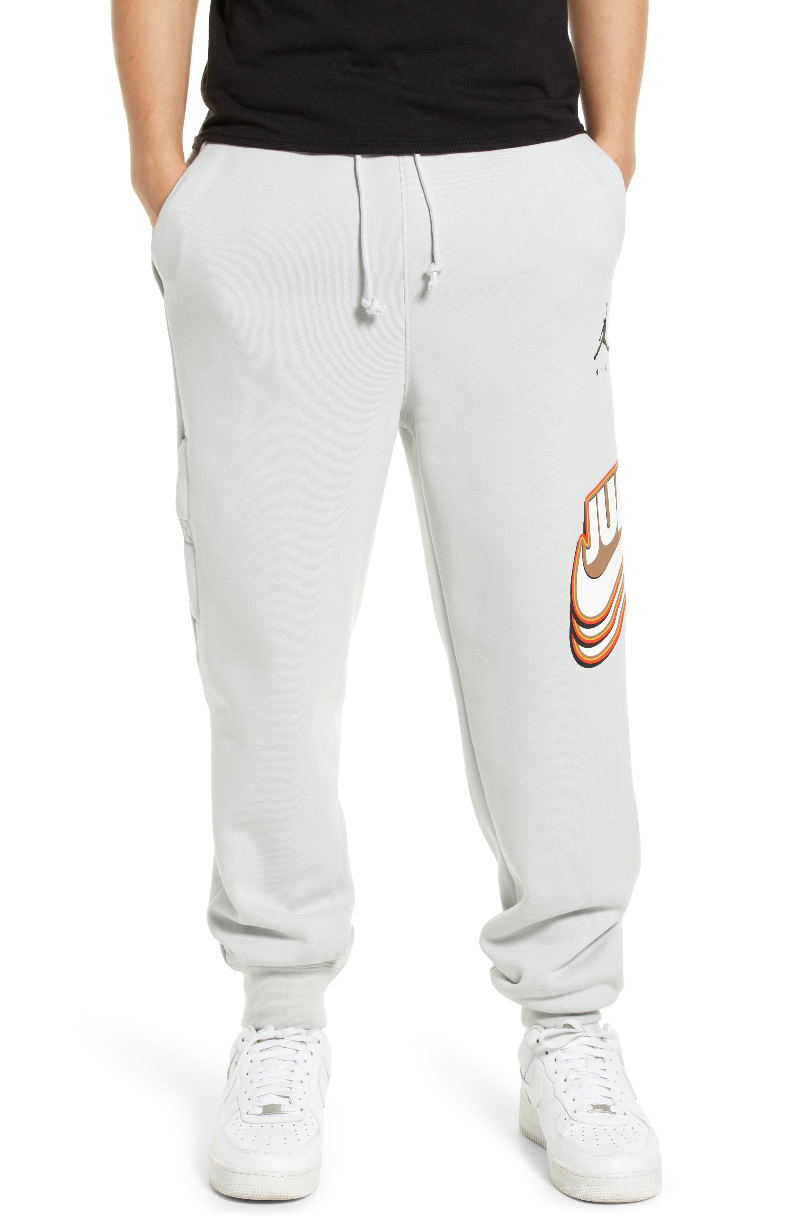 grey jordan sweatpants