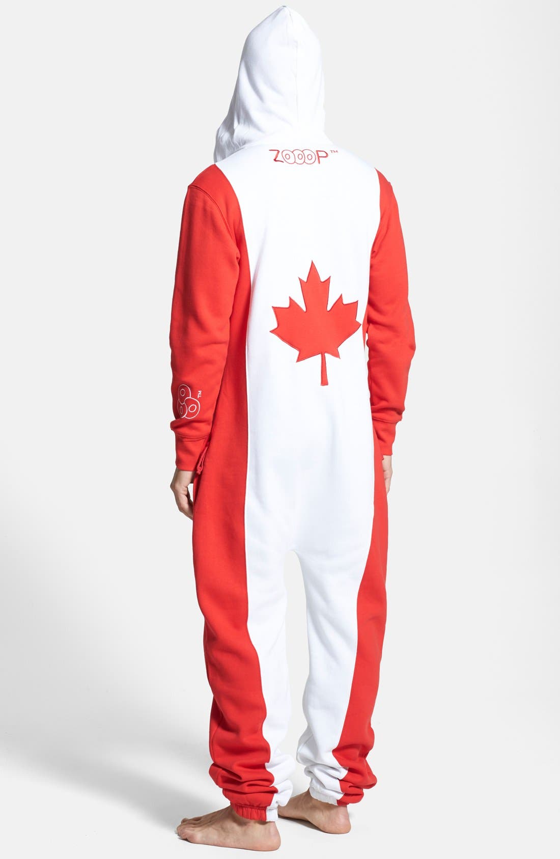 ZOOOP iT UP™ Canada Flag Zip Hoodie Jumpsuit Nordstrom