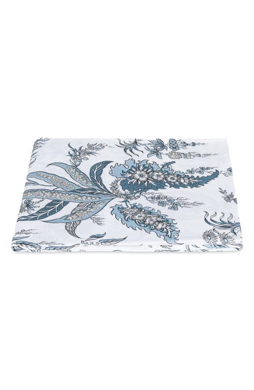 Matouk Apolline 500 Thread Count Fitted Sheet In Mediterranean