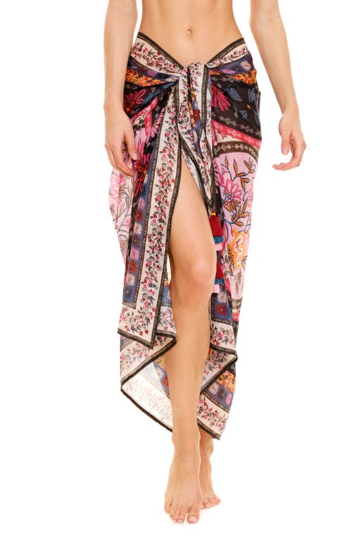 Agua Bendita Marine Aguja Cover-up Pareo In Multicolor