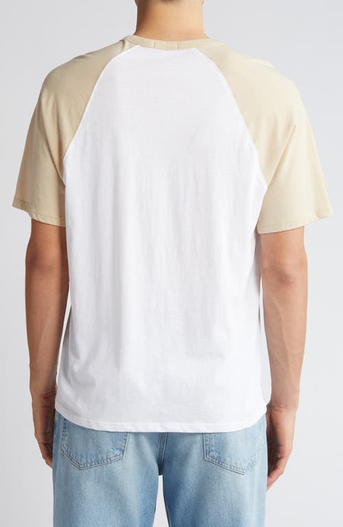 Shop Atm Anthony Thomas Melillo Raglan Short Sleeve T-shirt In White/shiitake