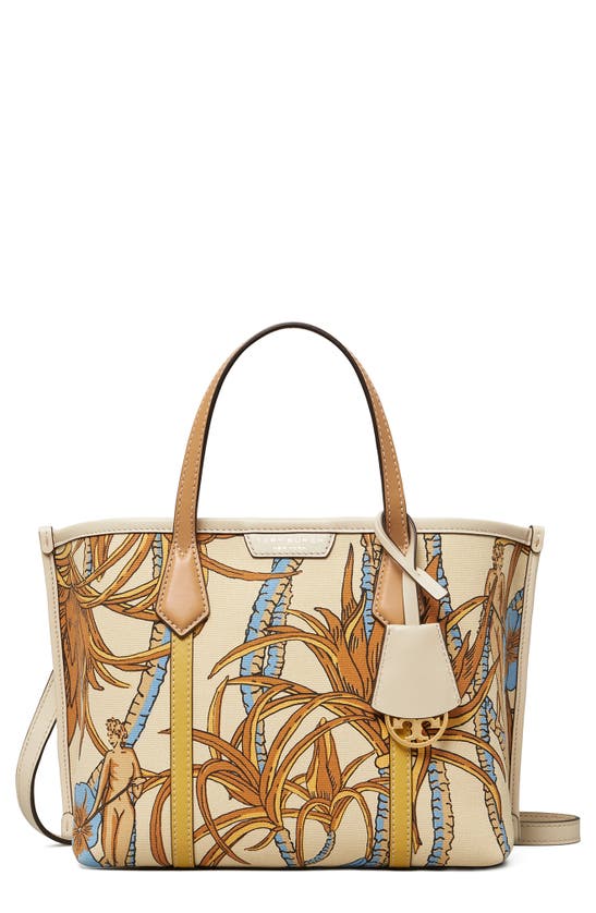 Perry Printed Canvas Small Triple-Compartment Tote: Women's Designer Tote  Bags | Tory Burch